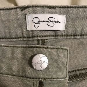 Jessica Simpson rolled cropped skinny stretchy jeans